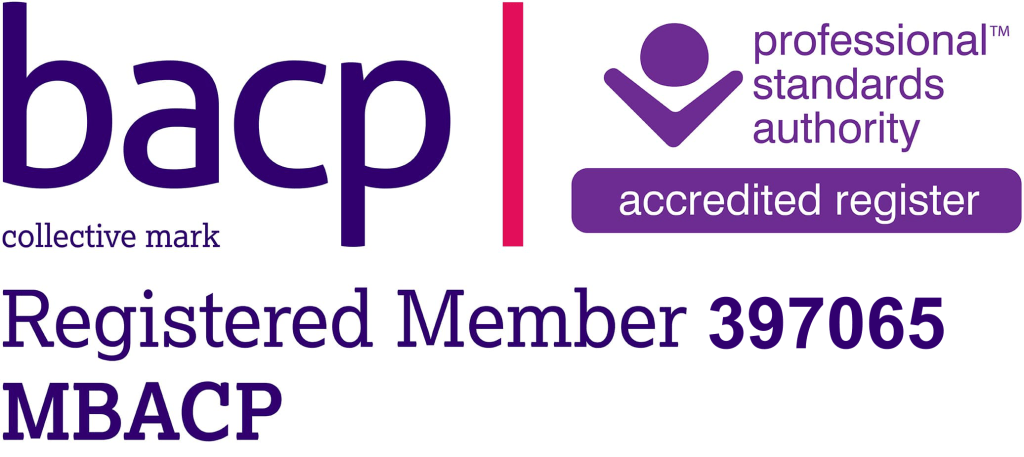 BACP Logo and Membership number 397065